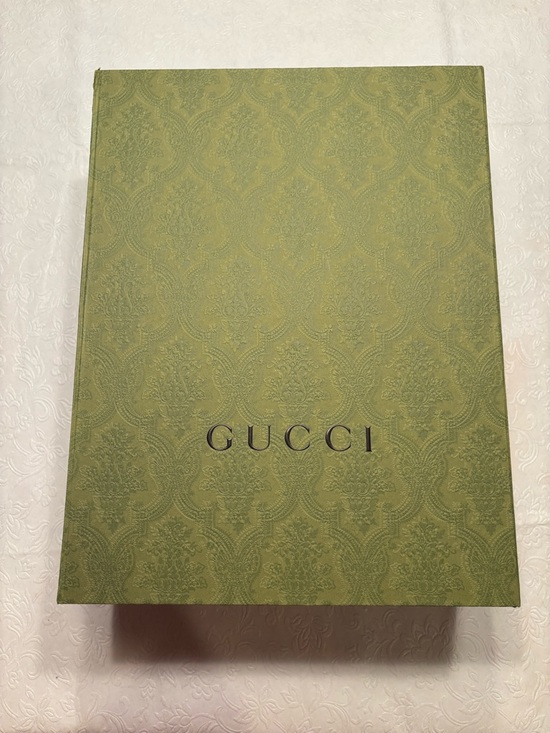 Gucci Other - Gucci Olive Green Embossed Designer Box